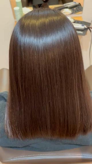 美髪ストレート