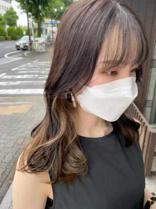 ベージュインナーカラー!!♡