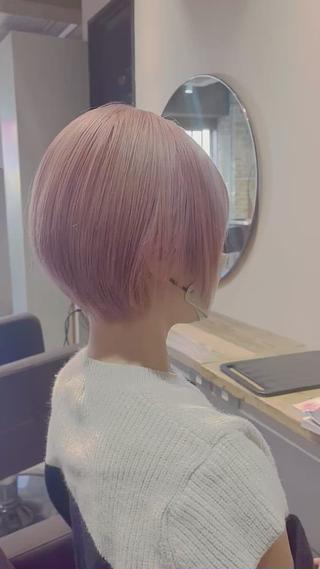 ショート 🌈モテ色 村上のぶきのヘアスタイル