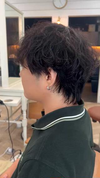 シャドーパーマ×ウルフ
リピーターのお客様︎ ̖́- 