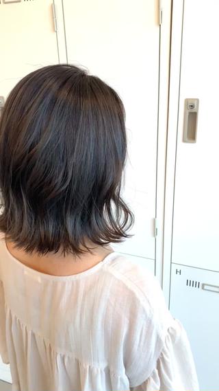 シークレットハイライトで暗めカラーでも透明感♡
赤みも抑えられます