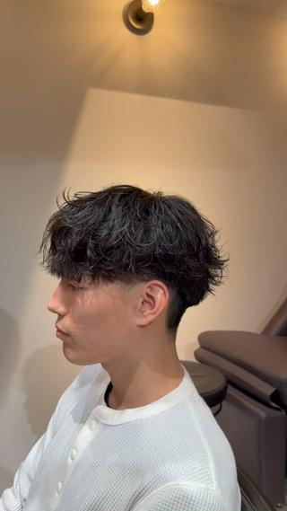 メンズ 大阪茶屋町 メンズカット関田拳のヘアスタイル