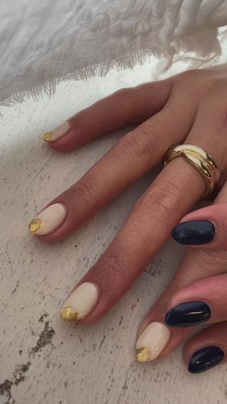 秋ニュアンスネイル