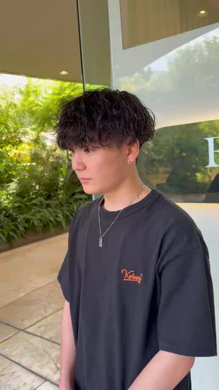 ショート パーマ メンズ EMANON所属・メンズパーマ特化💎 yuuriのヘアスタイル