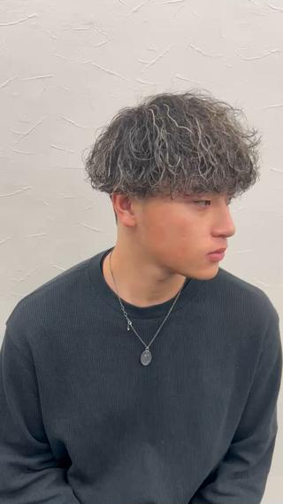 ショート パーマ メンズ EMANON所属・メンズパーマ特化💎 yuuriのヘアスタイル