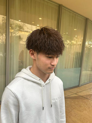 ショート パーマ メンズ EMANON所属・メンズパーマ特化💎 yuuriのヘアスタイル