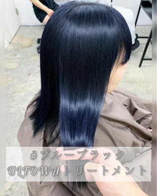 セミロング カラー 映える顔周りカット ♥️韓国ヘア"ちぇるのヘアスタイル