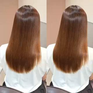 ロング カラー 銀座No.1髪質改善 縮毛矯正/本木のヘアスタイル