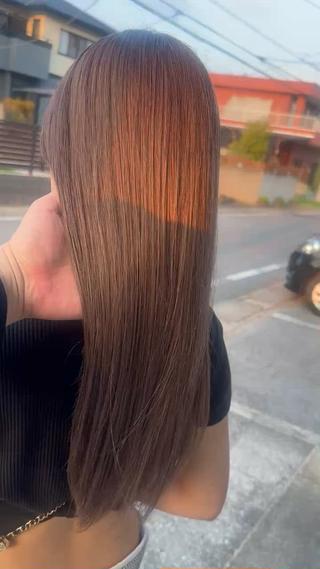 ロング カラー 國井 瑞貴のヘアスタイル