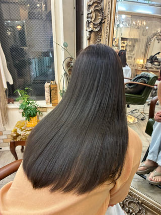 自然な反射でキラキラ髪に︎ 