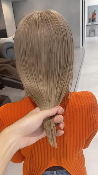 ホワイトベージュ切りっぱなし️ 