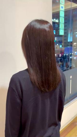 髪質改善カラー 