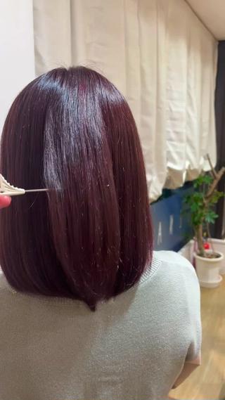 カラー Hz/ヘルツ SHIHOのヘアスタイル