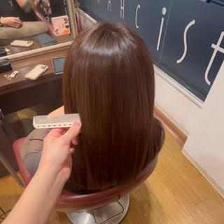 髪質改善カラー 