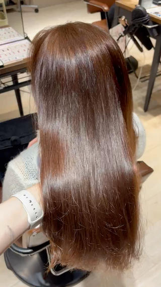 暖色カラー
#暖色カラー #オレンジブラウン #艶カラー 