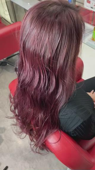 ロング カラー be flot所属・髪質改善/大阪守口市 🐣Ria‪🐣のヘアスタイル