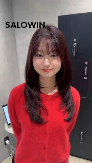 ロング カラー 【艶髪×韓国風】 毛流れ職人 RYOのヘアスタイル