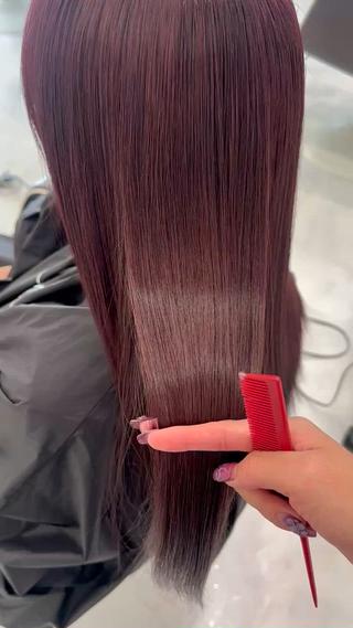 髪質改善カラーで傷ませない艶のある髪へ 