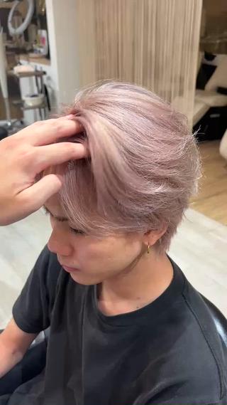 根本ブリーチのみで繋げる透明感あるカラー 