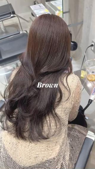 カラー 本場韓国ヘア特化 아이비/Aibiのヘアスタイル