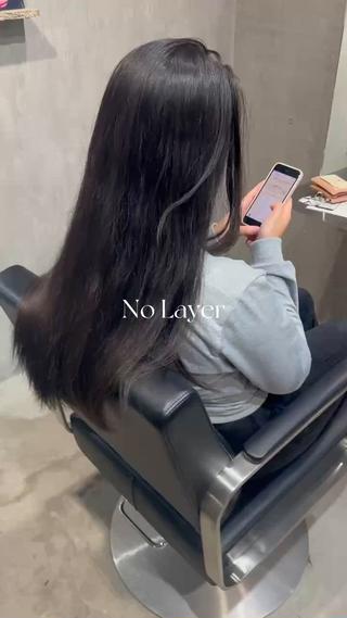 ロング 本場韓国ヘア特化 아이비/Aibiのヘアスタイル