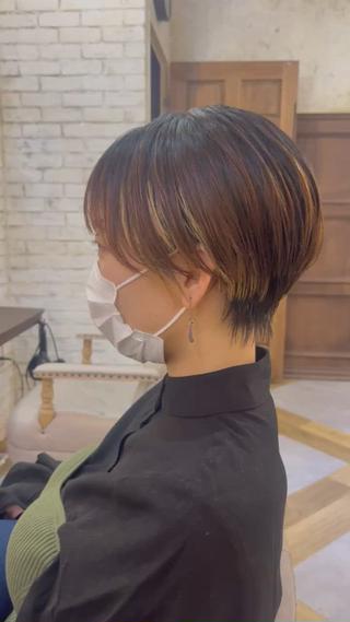 ショート Carina所属・セン北徒歩５分 キシタクのヘアスタイル