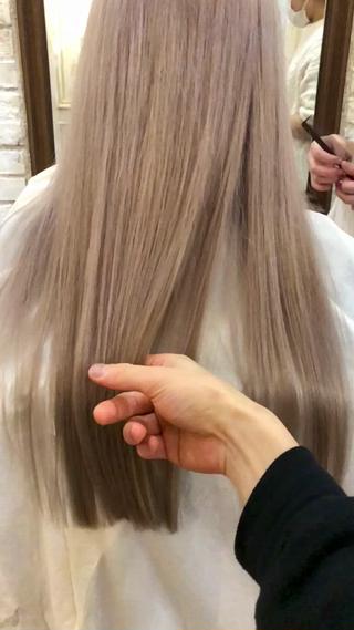 ロング カラー Carina所属・セン北徒歩５分 キシタクのヘアスタイル