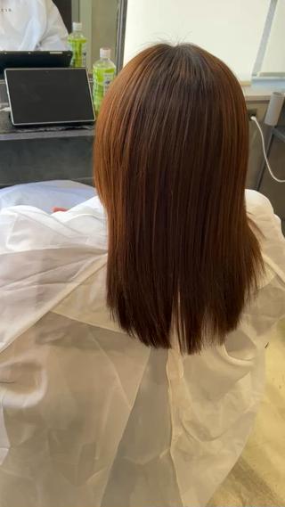 ブリーチ履歴のないくせ毛、ほわほわ毛でお悩みの方にオススメストレート 