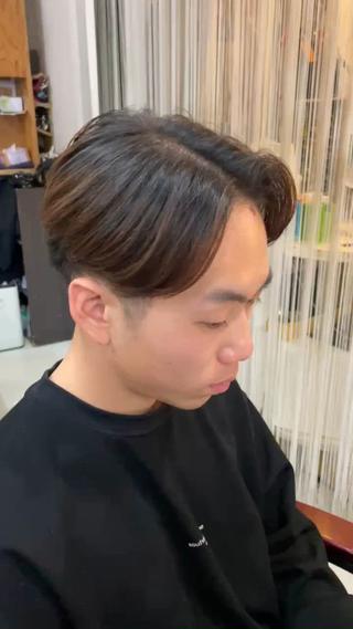 ショートセンターパート