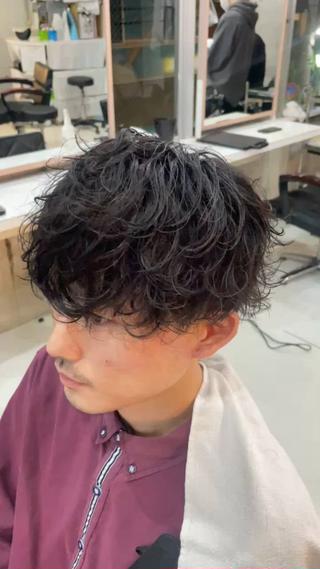 パーマ PERCUT 中島快のヘアスタイル