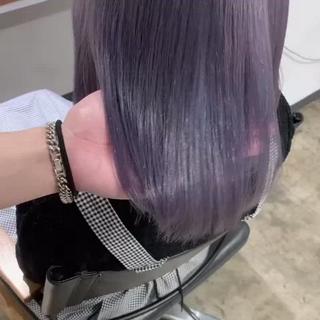 ペールラベンダー
ブリーチ2回 