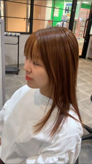 ミディアム レイヤーカット 西宮北口/みなみのヘアスタイル