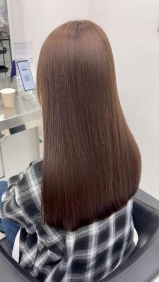 ロング カラー 𓏸レイヤー髪質改善 透けカラーカノン🫧のヘアスタイル