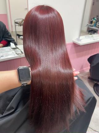 ロング カラー 🎀ミルクティー/暖 色×レイヤー/マリアのヘアスタイル