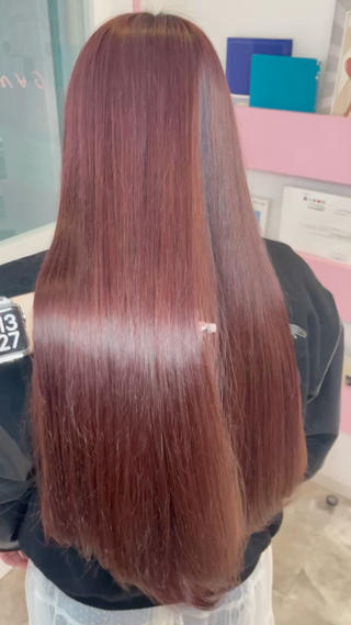 ロング カラー 🎀ミルクティー/暖 色×レイヤー/マリアのヘアスタイル