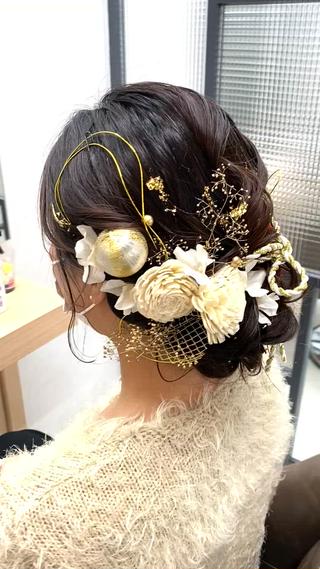 ロング ヘアアレンジ 🌟天王寺ヘアセット 🥑アレンジ師🌟のヘアスタイル