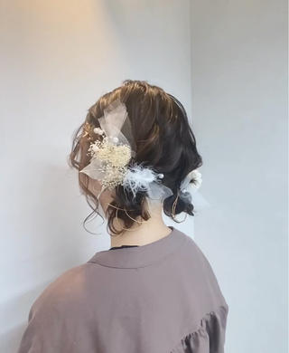 ミディアム 🌟天王寺ヘアセット 🥑アレンジ師🌟のヘアスタイル