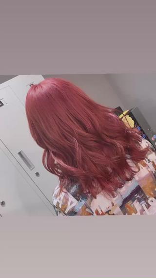 ミディアム カラー Sherry大国町所属・Sherry大国町 HIKARUのヘアスタイル