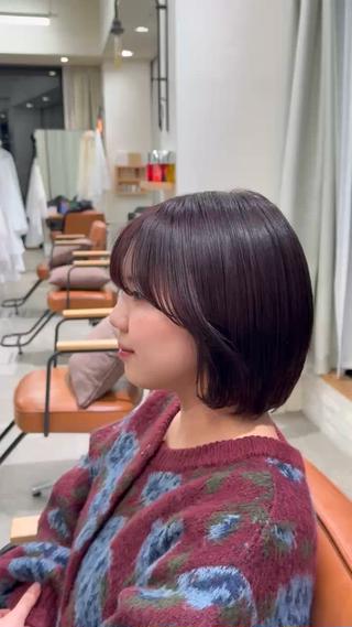 ミディアム VIEW GINZA所属・fitするカット♡ 暖色/ふうか◠‿◠のヘアスタイル