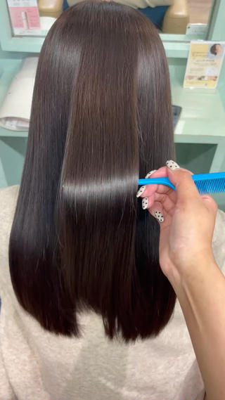 カラー ブリーチカラー/ maru🩵💚のヘアスタイル