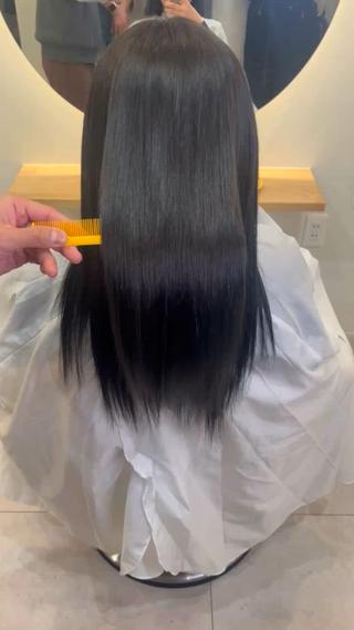 ロング レイヤー/韓国 ハイトーン興津史弥のヘアスタイル