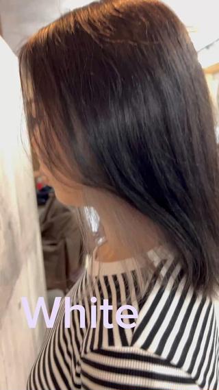 ミディアム カラー レイヤー/韓国 ハイトーン興津史弥のヘアスタイル