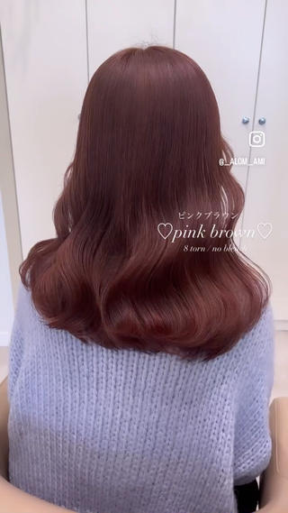 ロング カラー ブリーチなしWカラー 🎀韓国ヘア/amiのヘアスタイル