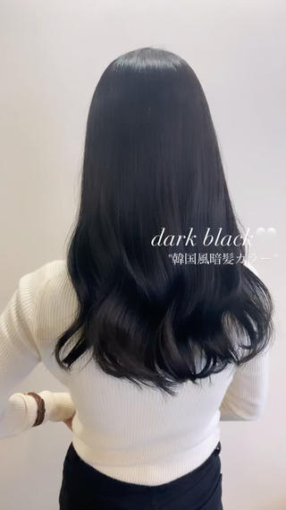 ロング カラー ブリーチなしWカラー 🎀韓国ヘア/amiのヘアスタイル