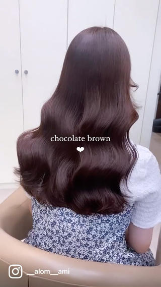 ロング カラー ブリーチなしWカラー 🎀韓国ヘア/amiのヘアスタイル