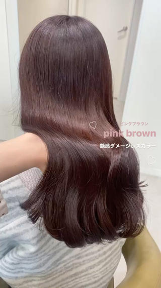 ロング カラー ブリーチなしWカラー 🎀韓国ヘア/amiのヘアスタイル