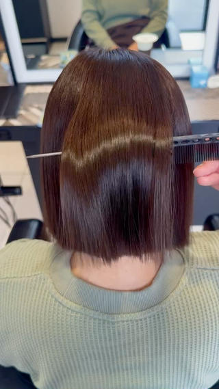 ミディアム Earth 一関店所属・会田 寧生のヘアスタイル