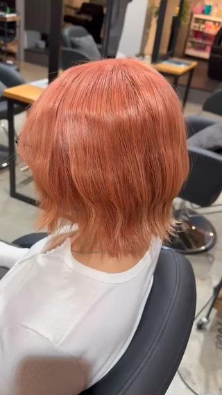 ショート カラー ✨髪質改善/ブリーチ /ショート高山のヘアスタイル