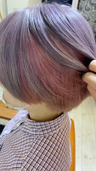 カラー RINA🦋 【韓国風/艶髪】のヘアスタイル