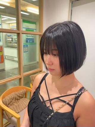 軽めショートヘアも可愛くておすすめです 